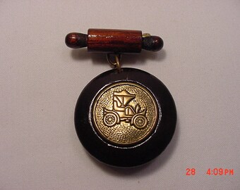 Vintage Antique Car Brooch 16 - 341