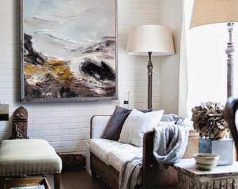 Abstract Painting, Contemporary Art, Oil Painting, Extra large wall art, Abstract art, Landscape oil painting, large canvas art, wall decor