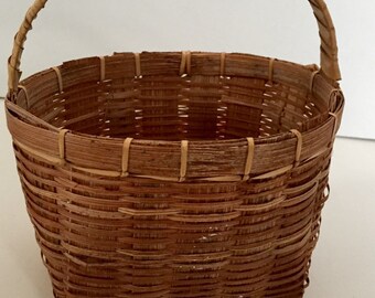 Vintage Woven Wicker Basket