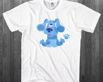 Blues Clues T-shirt Blue friendly puppy Youth Adult toddler size Tee Shirts