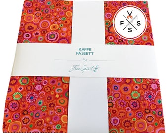 Kaffe Fassett Collective Citrus Precut 10" Fabric Squares Quilting Cotton Layer Cake Free Spirit FB610GP.CITRU