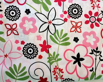 5 yd. Brother Sister Design Studios - B20-F-P01 2009 Flowers Cotton Fabric