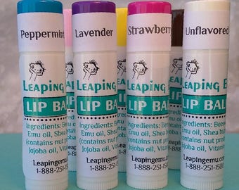 Set of 3-Lip Balm with Emu Oil