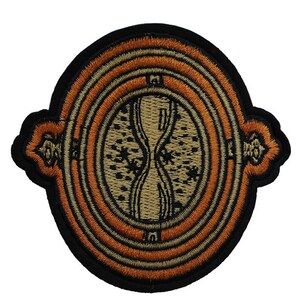Time turner fer sur / coudre sur broderie Patch écusson brodé harry minuterie de Poudlard sable potter Applique Motif