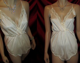 Satin teddy romper 36/USA 14/AU