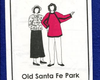 Park Bench Pattern Co. No. 9 Loose Fitting Jacket & Shirt One Size Fits All UNCUT