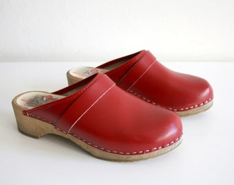 Classic Red Clogs 39