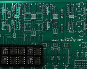 Elliptic Equalizer (Bass-to-Mono) for Vinyl Mastering, Vinyl Playback and Headphone Crossfeed. PC Board and ICs.