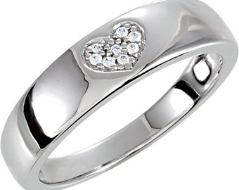 Sterling Silver Heart Ring