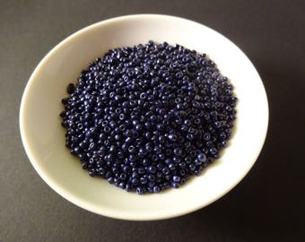 Beads dark blue (40g) - design jewelry - activities children