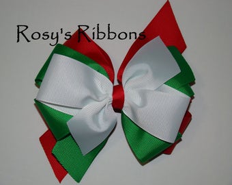 Cinco de Mayo hair bow, Mexico bow