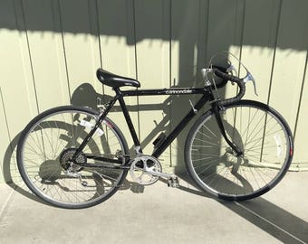 Vintage Cannondale 21” Black Road Bike Bicycle Shimano 600 Componets Very Light