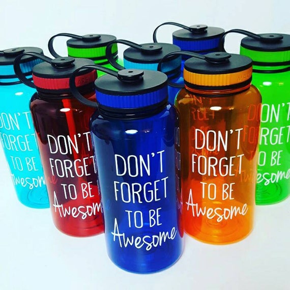 Water Bottle // Don't to be Awesome // Funny Water