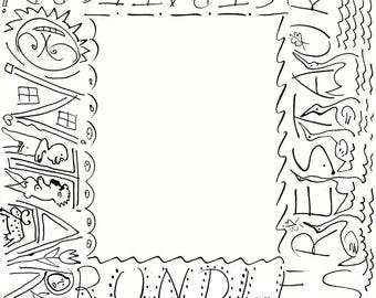 MENU CARD DRAWING, by Viktor Tinkl.