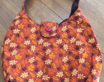 Autumn Handbag, Shoulder Bag - Handmade