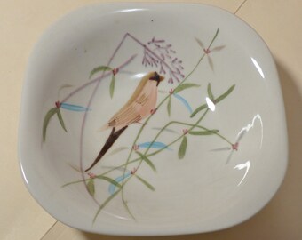 Red Wing Pottery Red Wing bowl Spring Song pattern 1940s bowl Vintage bowl Antique bowl Collectible bowl Vintage stoneware