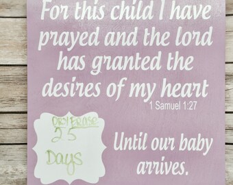 baby countdown calendar