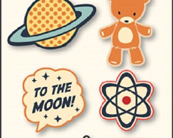 October Afternoon Rocket Age Rubber Charms