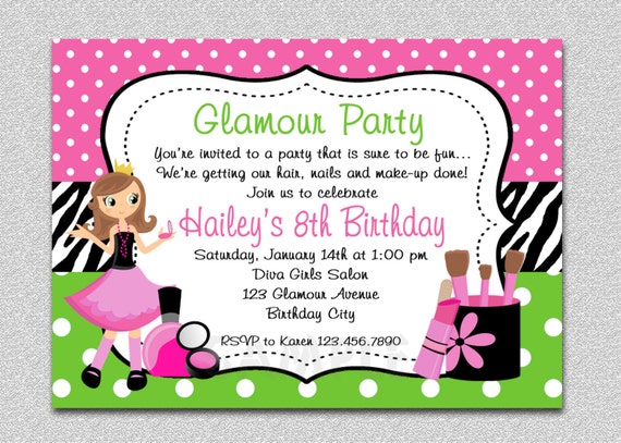 Birthday Invitations Girl 5