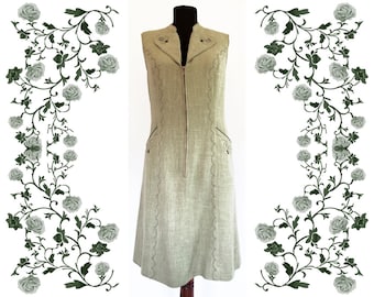 1970's Vintage Deadstock NOS "Esbi" Embroidered Dress