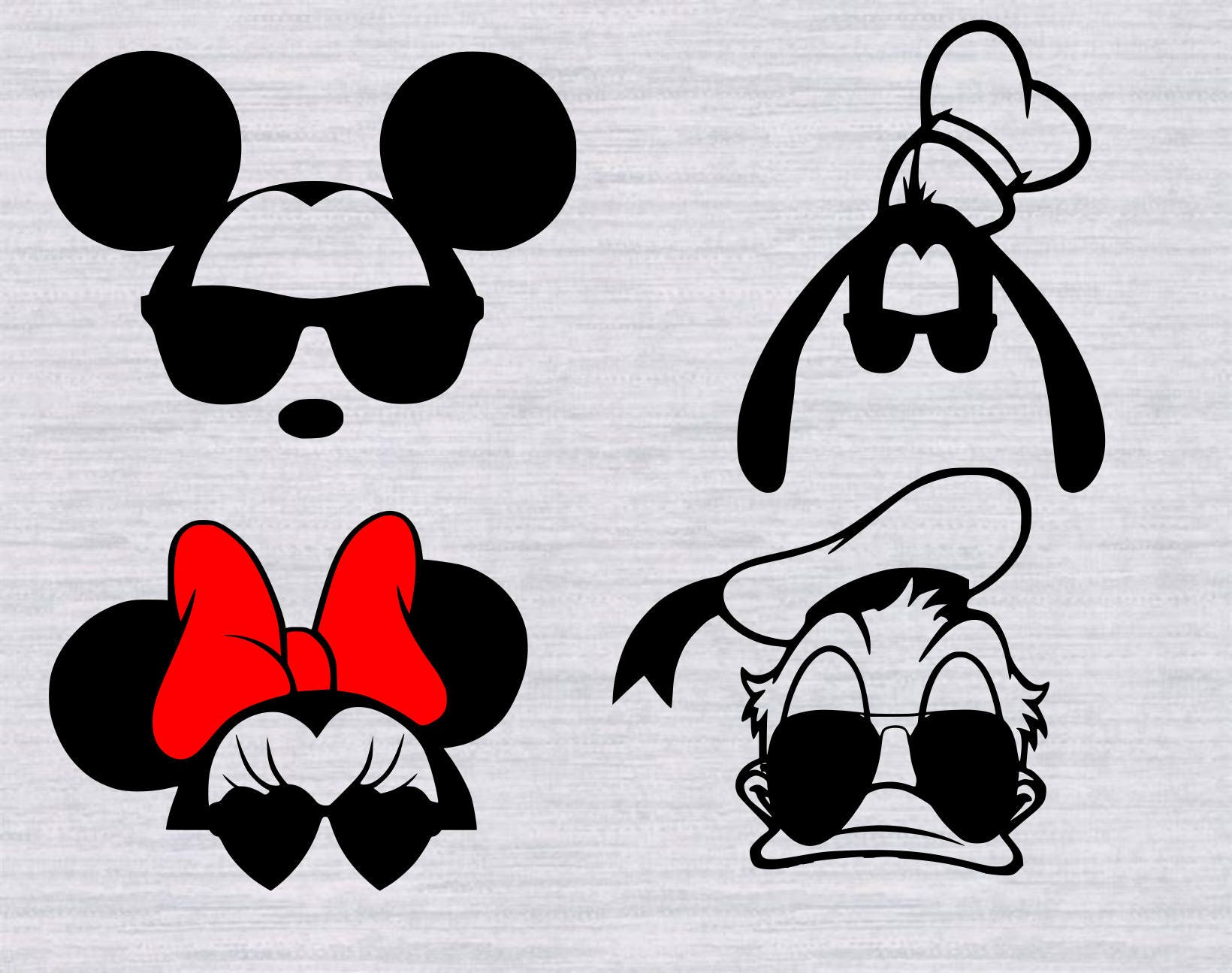 Download Free SVG Cut File - Mickey Mouse Love svg file. 