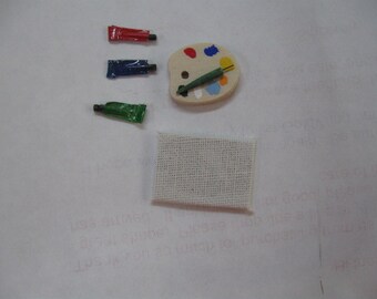 Miniature artist palette