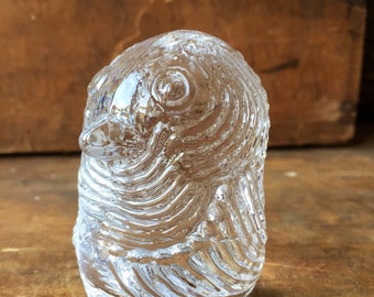 Scandinavian /Glass /modern/Chicken /figurine/Scandinavian /1980s
