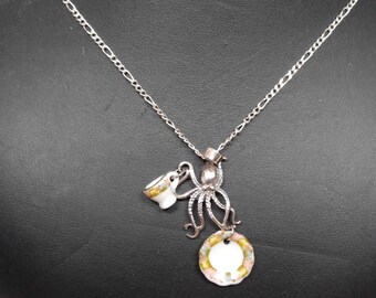 Octopus Tea Party Necklace