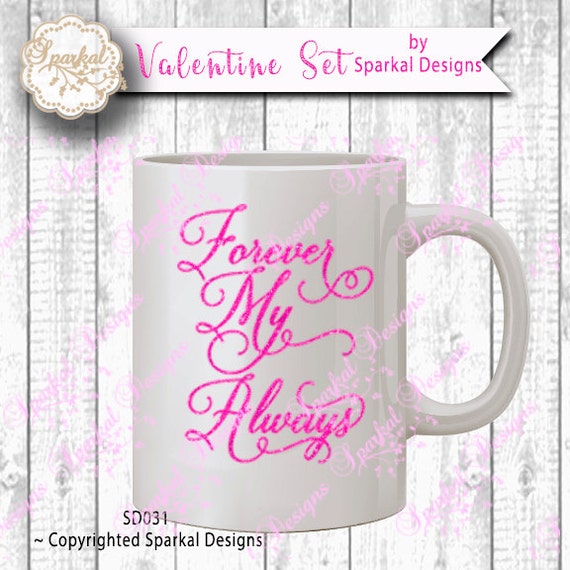 Download Valentine Quotes Cutting design, A Bundle of 10 HTV Vinyl ...