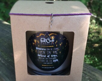 Butter Brew Scent or Pumpkin Juice Inspired Quote Gift Soy Candle - Harry Potter - Movie Lover Gift - Book Lover Gift