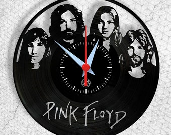 Pink Floyd - Vinyl Clock - Wallclock - Handmade - Arte no LP - Gift