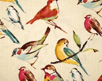 Red Bird Decorative Pillow Cover.10",14" 16",17",18",20",22",24",26",Square,Lumbar Euro Sham Pillow Cover or Table Runner