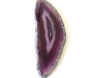 Tranche d'agate 95x33mm pierre naturelle