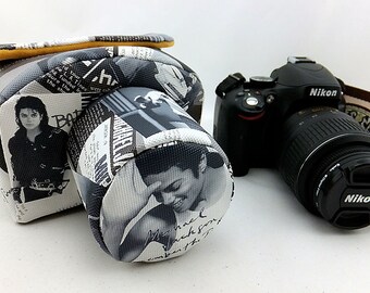 borsa fotografica personalizzata fotocamera casi ricamato DSLR Nikon, Sony, Canon personalizzato Photography regalo