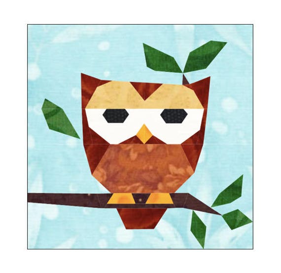 Quilt Pattern Free Owl Template