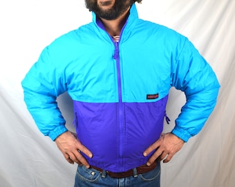 Vintage 80s Edelweiss Neon Puffy Ski Jacket