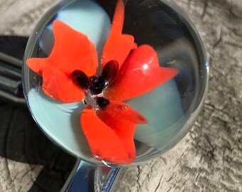 glass marble/ glass orb/ boro marble/ borosilicate/ collectible marble/ handmade glass marble