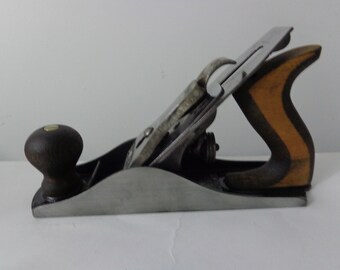 No 4 Stanley Bailey Plane, Corrugated Sweet heart No 4 Stanley Plane, Stanley Bailey No 4 Sweet Heart Plane, Vintage Hand Plane No 4 Stanley