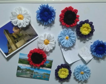 Large Flower Fridge Magnets