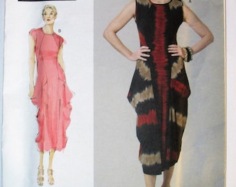 Vogue V1234 Sandra Betzina Today's Fit Sleeveless DRESS One Size UNCUT 1234