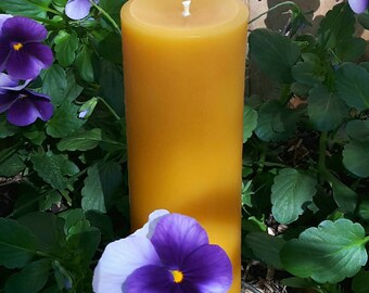 Classic Pillar 16cmx5cm Beeswax Candle