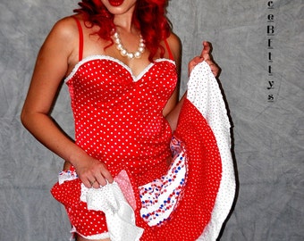 Bowl of Cherries Half Apron.......Sale