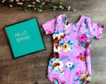Floral Leotard, Toddler Leotard, Girls Leotard, Dance Leotard, Leotard for Girls, Gymnastics Leotard, Ballet, Delilah Leotard