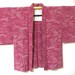 Haori, purple red kimono, silk haori, Vintage Japanese Haori, red Haori Kimono, Kimono jacket, cardigan, short robe,