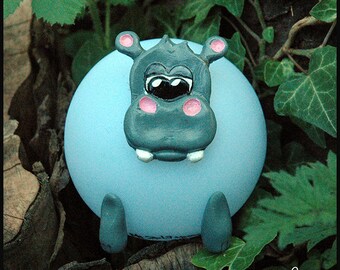 Night light "HOPPY" - hippopotamus - Les NIMOZ - Savannah Collection
