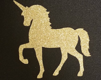 Glitter Unicorn Cutout