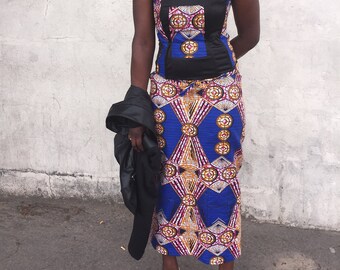 Hand made wax skirt, and its strapless