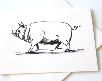 Pig Notecards - Set of 10
