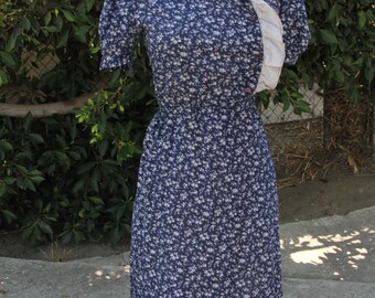 Vintage BOHO Prairie dress hybrid asymmetrical