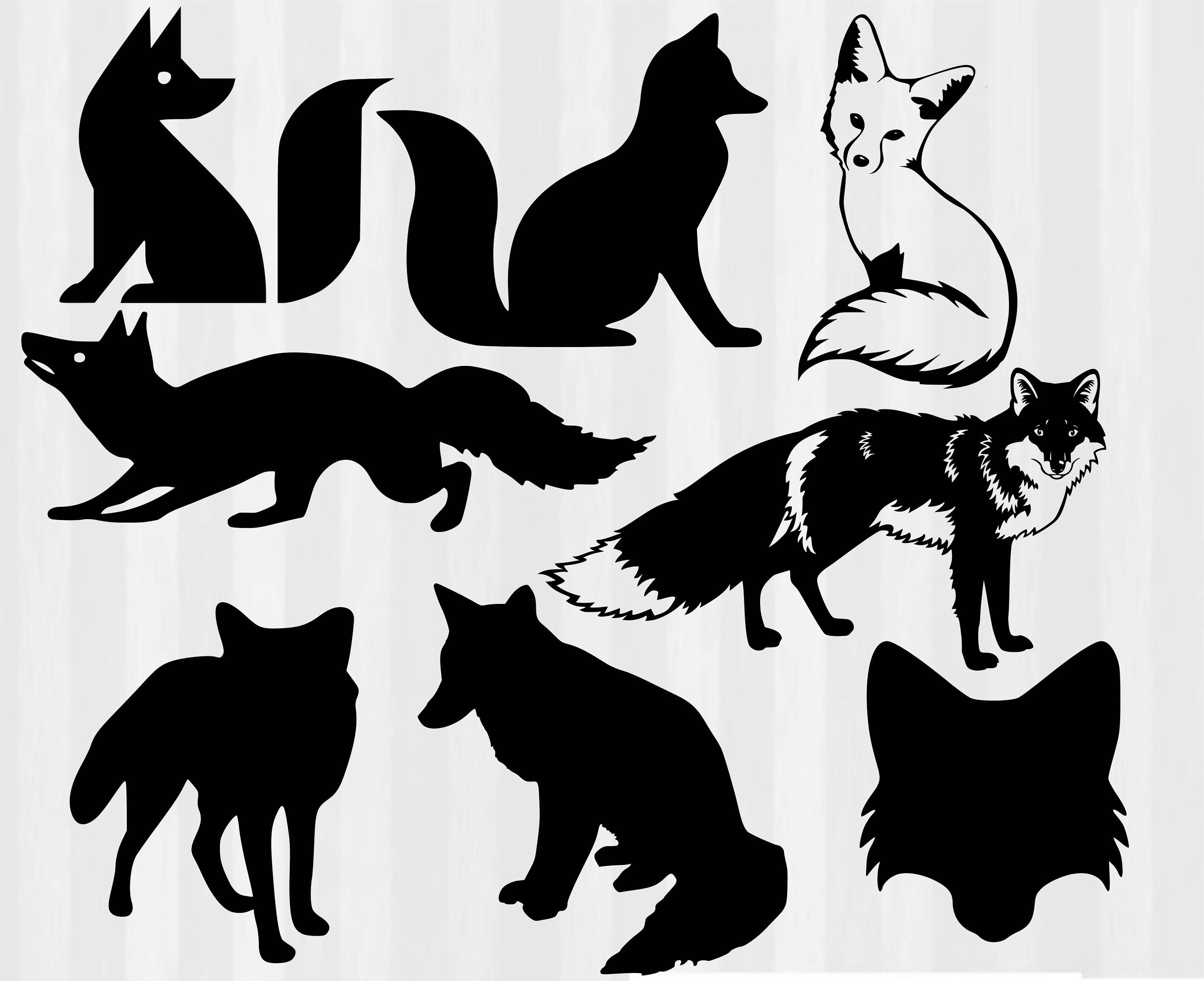 Download Fox SVG Bundle Fox cut files Fox silhouette svg foxes svg